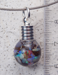 Boulder Opale in Glas Phiole - Video