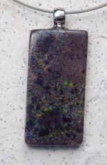 Andamooka Opal mit 925 SS Öse - Video