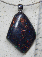 Andamooka Opal mit 925 SS Öse - Video