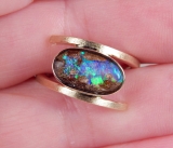 Designer Opalring in 585 GG - Video