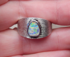 Designer-Opalring 925 SS - Video