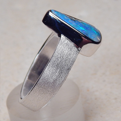 Designer Boulder- Opalring 925 SS - Video