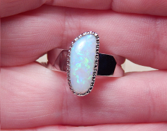 Designer Kristall- Opalring 925 SS - Video