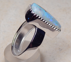 Designer Boulder- Opalring 925 SS - Video