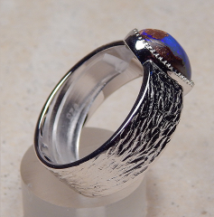 Designer Boulder- Opalring 925 SS - Video