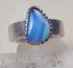 Designer Boulder- Opalring 925 SS - Video