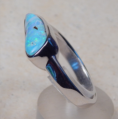 Designer Boulder- Opalring 925 SS - Video