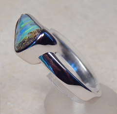 Designer Boulder- Opalring 925 SS - Video