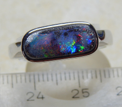 Designer Boulder- Opalring 925 SS - Video