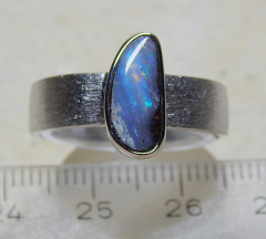 Designer Boulder- Opalring 925 SS - Video