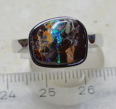Designer Boulder Ring in 925 SS - Video