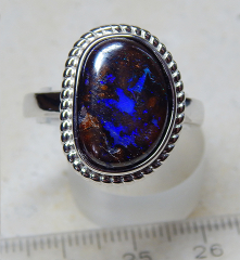 Designer Boulder- Opalring 925 SS - Video
