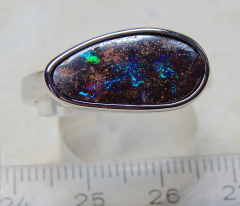Designer Boulder- Opalring 925 SS - Video