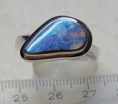 Designer Opal Ring in 925 SS - Video