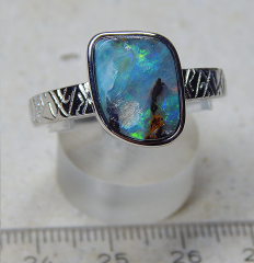 Designer-Opalring 925 SS - Video