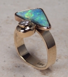 Opalring in 585 GG - Video