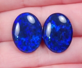 Opal-Tripletten-Pärchen 20 x 15 mm