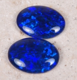 Opal-Tripletten-Pärchen 20 x 15 mm