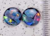 Opal-Splitter- Tripletten-Pärchen 9 x 9 mm
