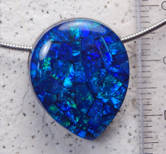 Gem-Mosaik 22 x 18 mm mit Bohrung - Video